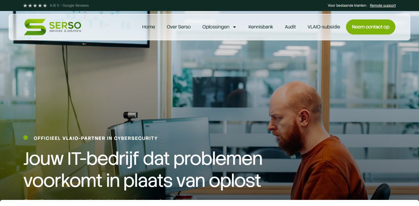 Serso — IT-bedrijf dat problemen voorkomt in plaats van oplost